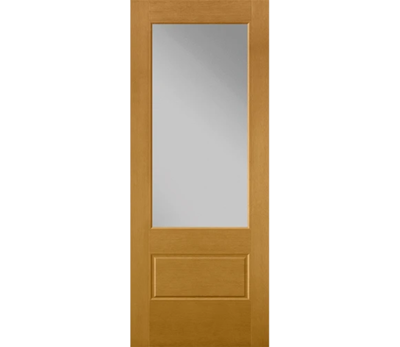 Wilmington 3 Quaters Light Fiberglass Entry Door