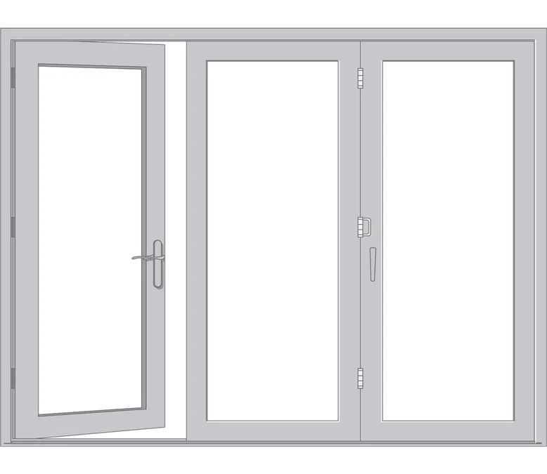 Wilmington Pella Architect Reserve Series Contemporary Bifold Patio Door