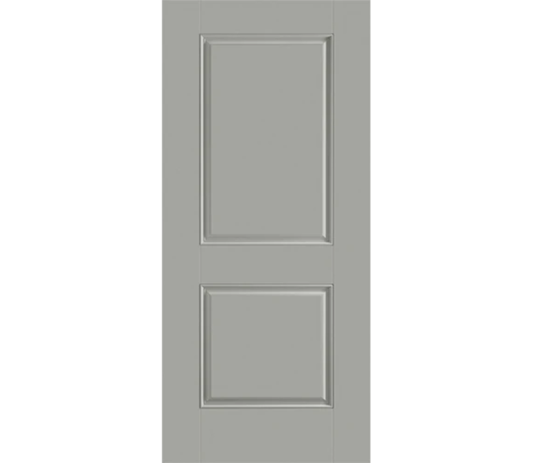 Wilmington Two Panel Square Fiberglass Entry Door